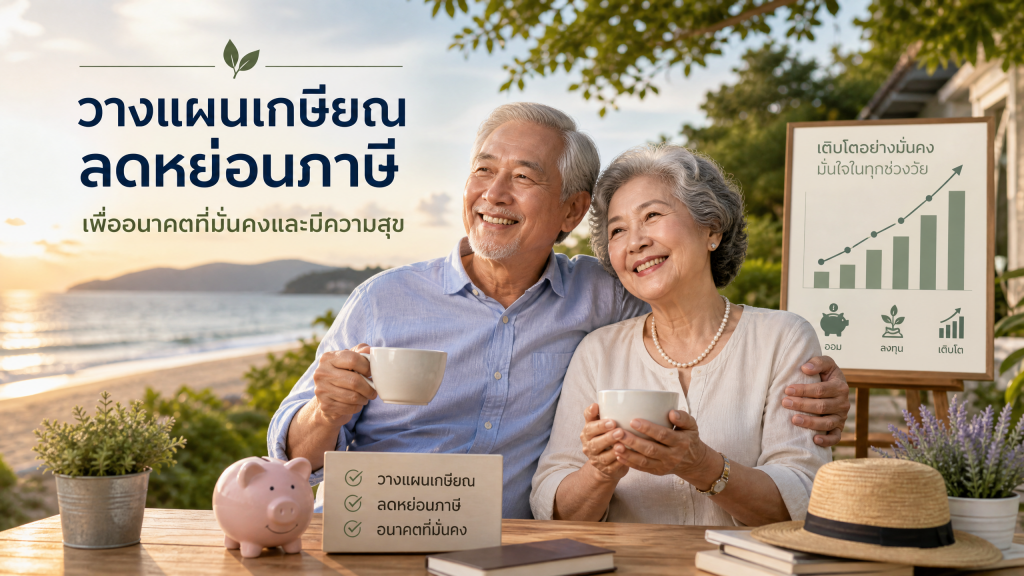 วางแผนเกษียณ ลดหย่อนภาษี