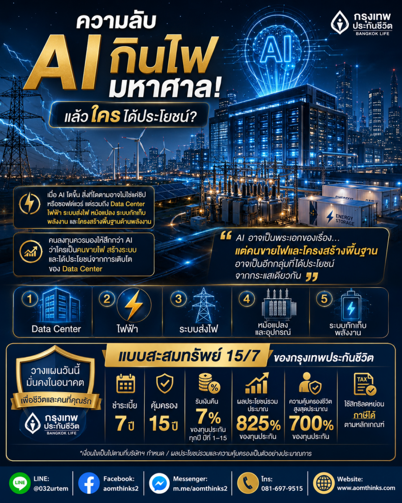 ⚡ ความลับ “AI กินไฟมหาศาล!” แล้วใครได้ประโยชน์?